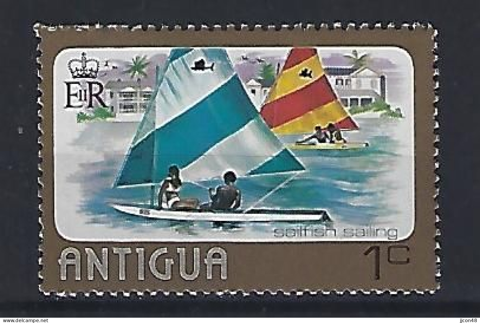 Antigua 1976  Water Sports (*) MM - 1960-1981 Interne Autonomie