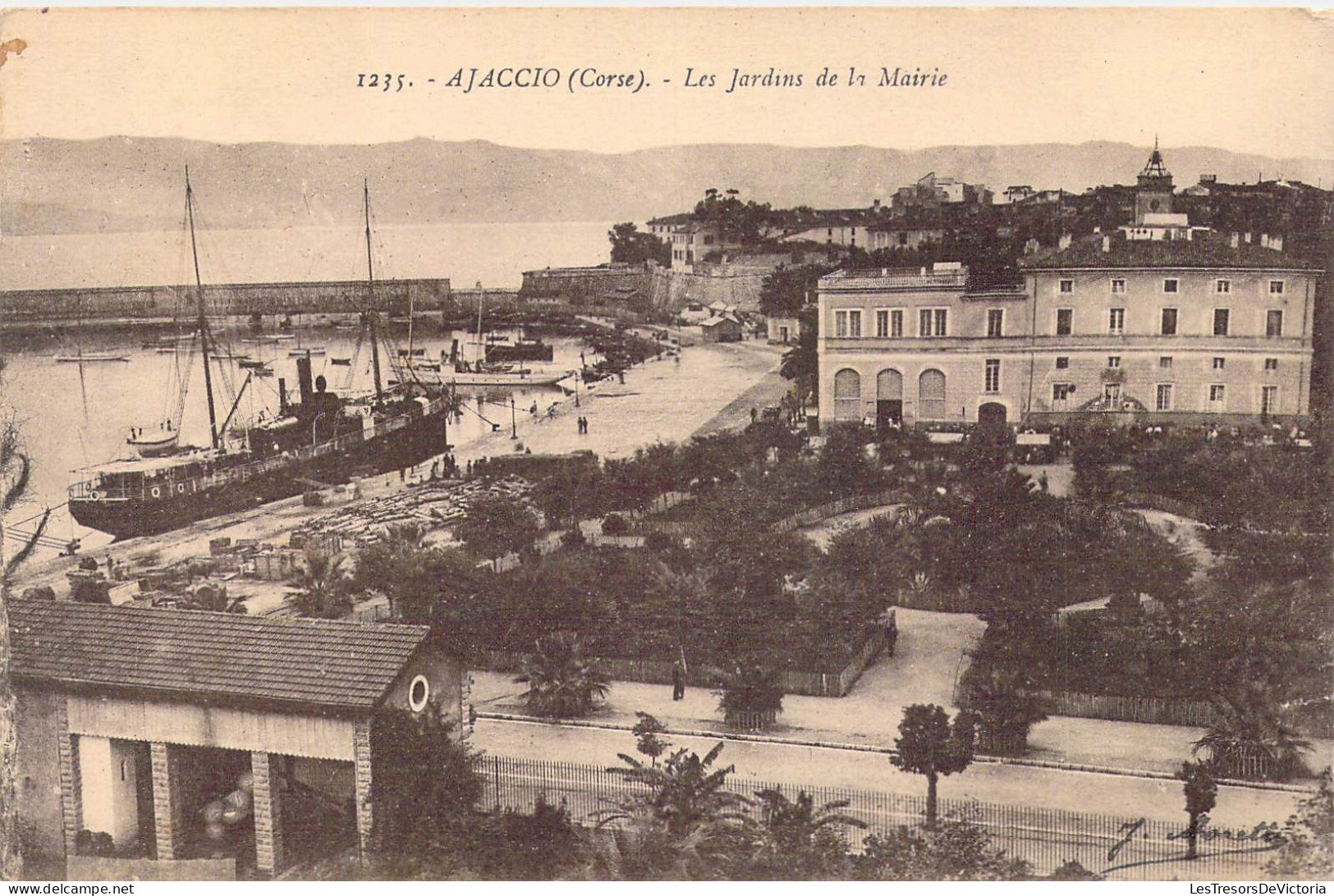 FRANCE - 20 - 2A - Ajaccio - Les Jardins De La Mairie - Carte Postale Ancienne - Ajaccio