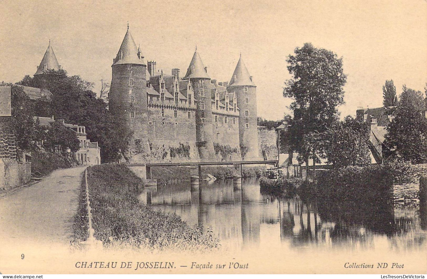 FRANCE - 56 - Josselin - Château De Josselin - Façade Sur L'Oust - Carte Postale Ancienne - Josselin