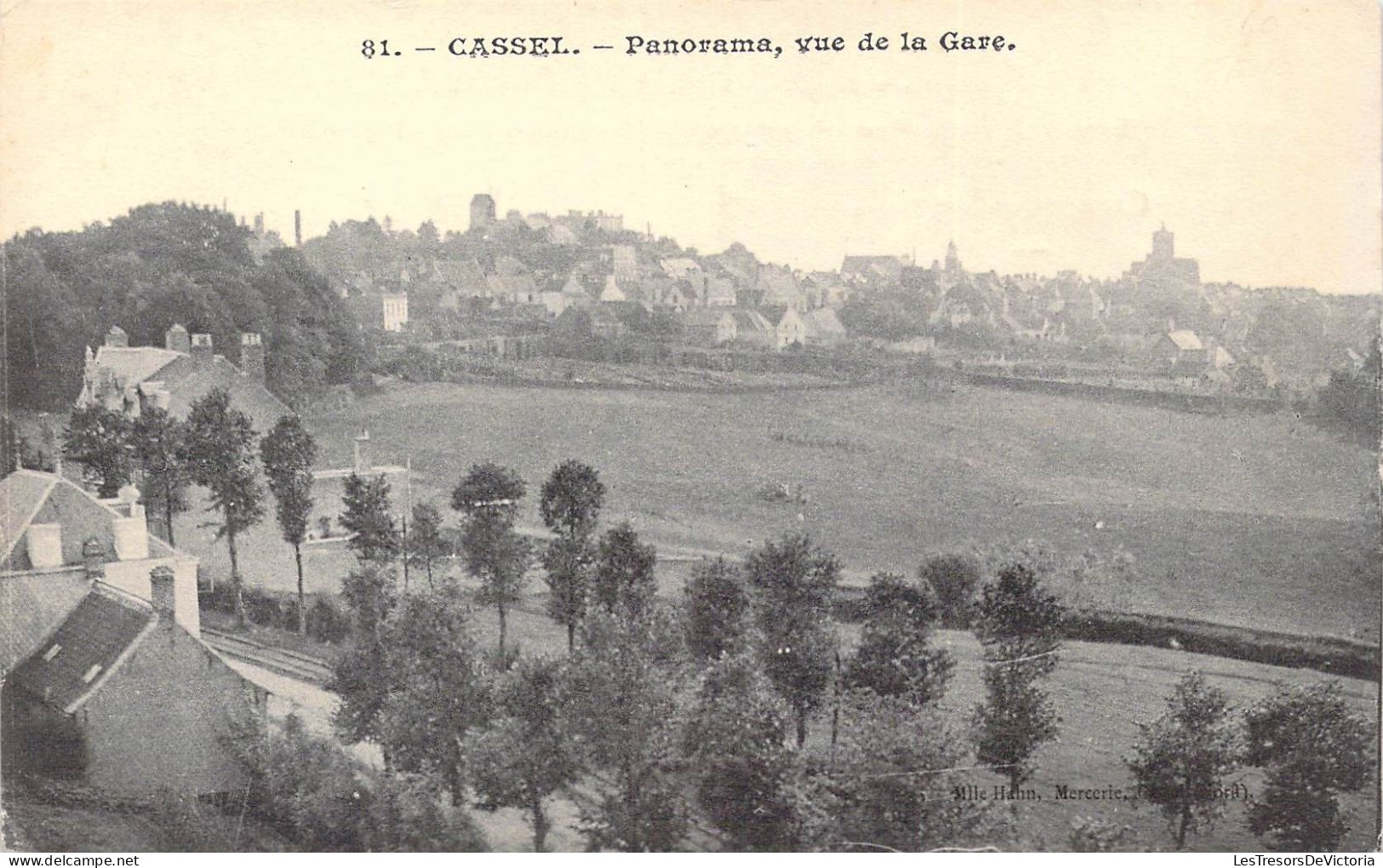 FRANCE - 59 - Cassel - Panorama, Vue De La Gare - Carte Postale Ancienne - Cassel