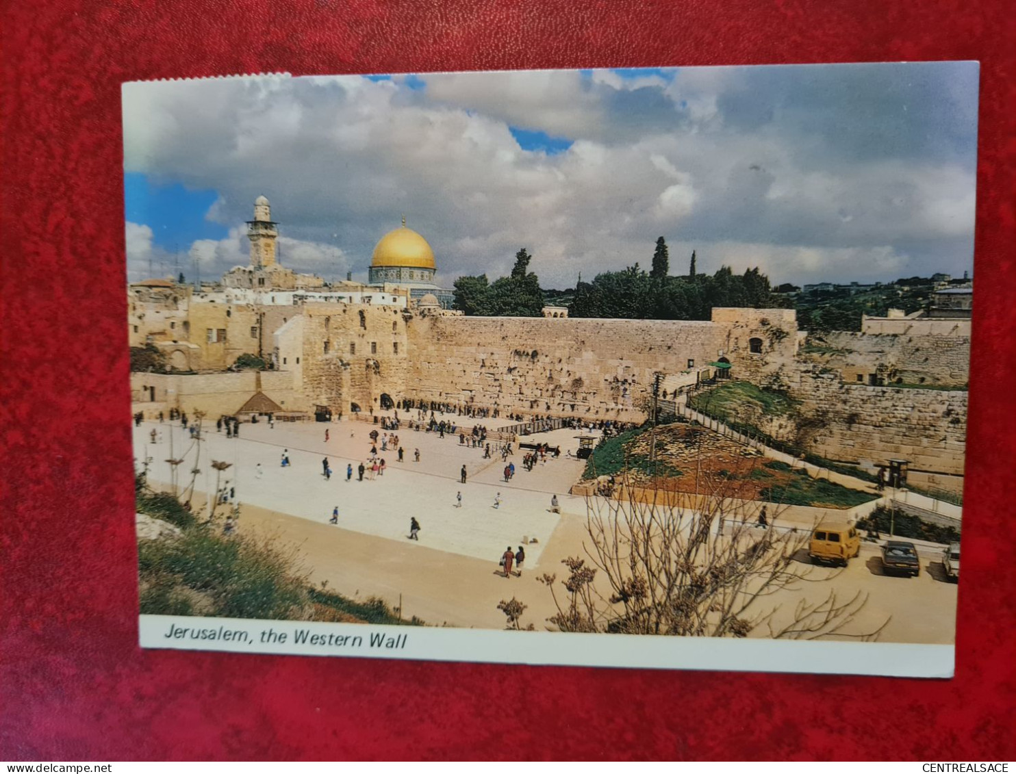 CARTE TEL  AVIV 1990 JERUSALEM LE MUR - Briefe U. Dokumente