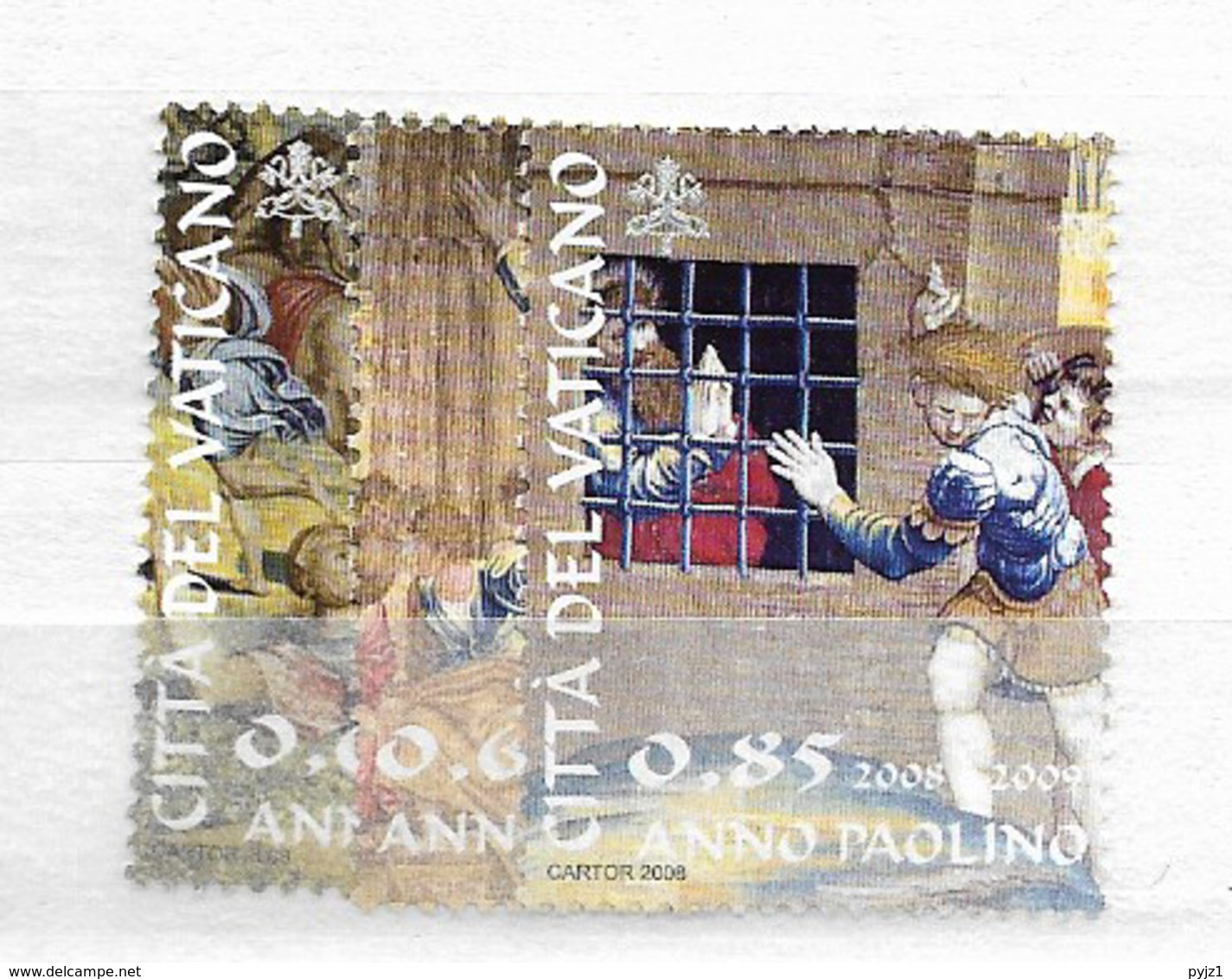 2008 MNH Vaticano Mi 1619-21 - Ongebruikt