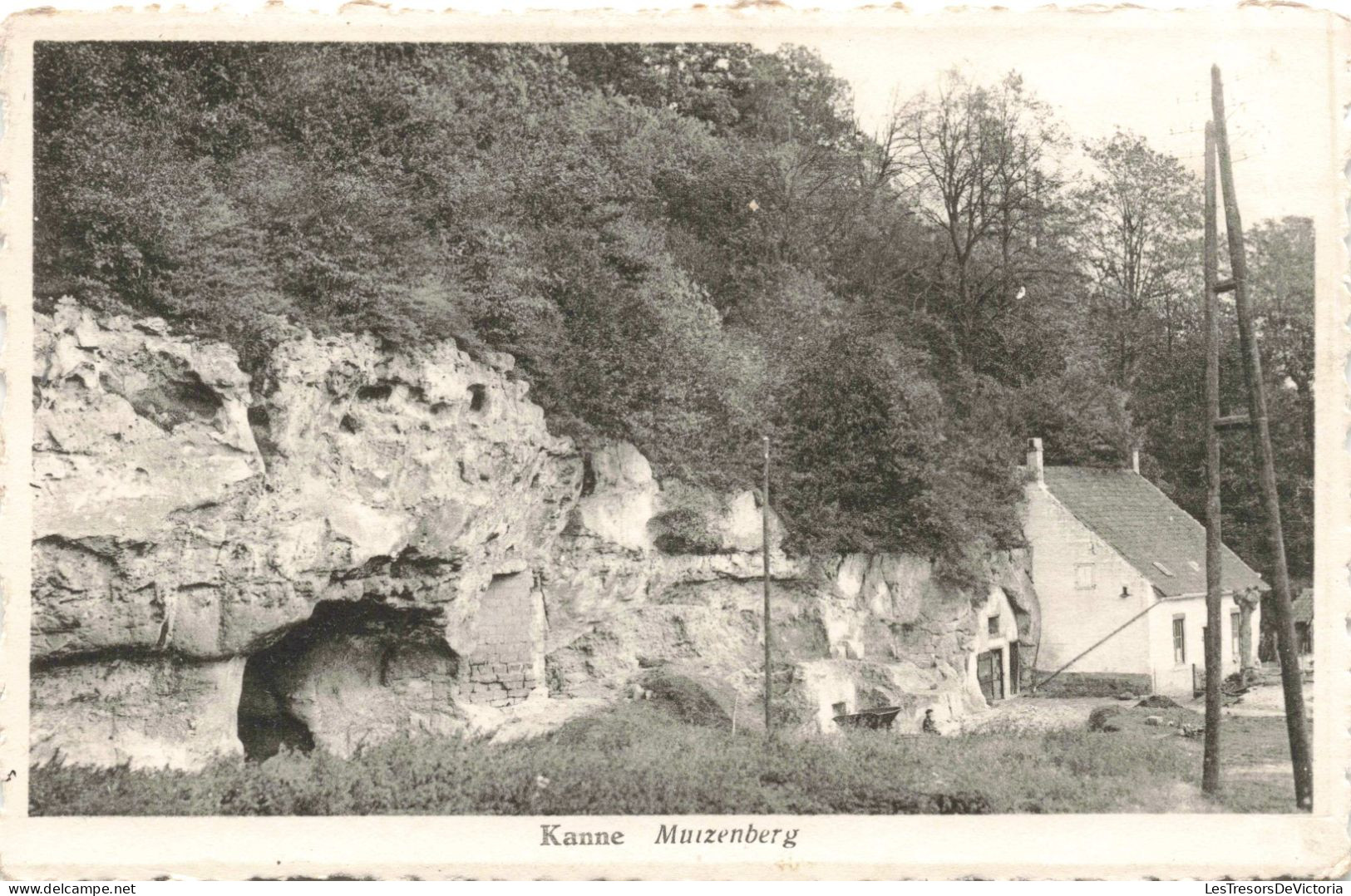 BELGIQUE - Kanne - Muizenberg - Grotte - Caverne - Habitation - Forêt  - Carte Postale Ancienne - Riemst