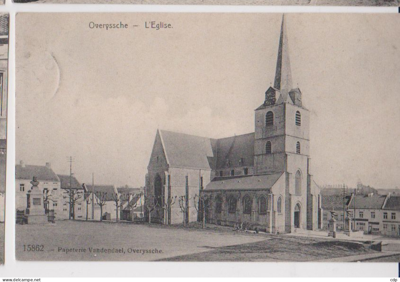 Cpa Overyssche   1910  église - Overijse