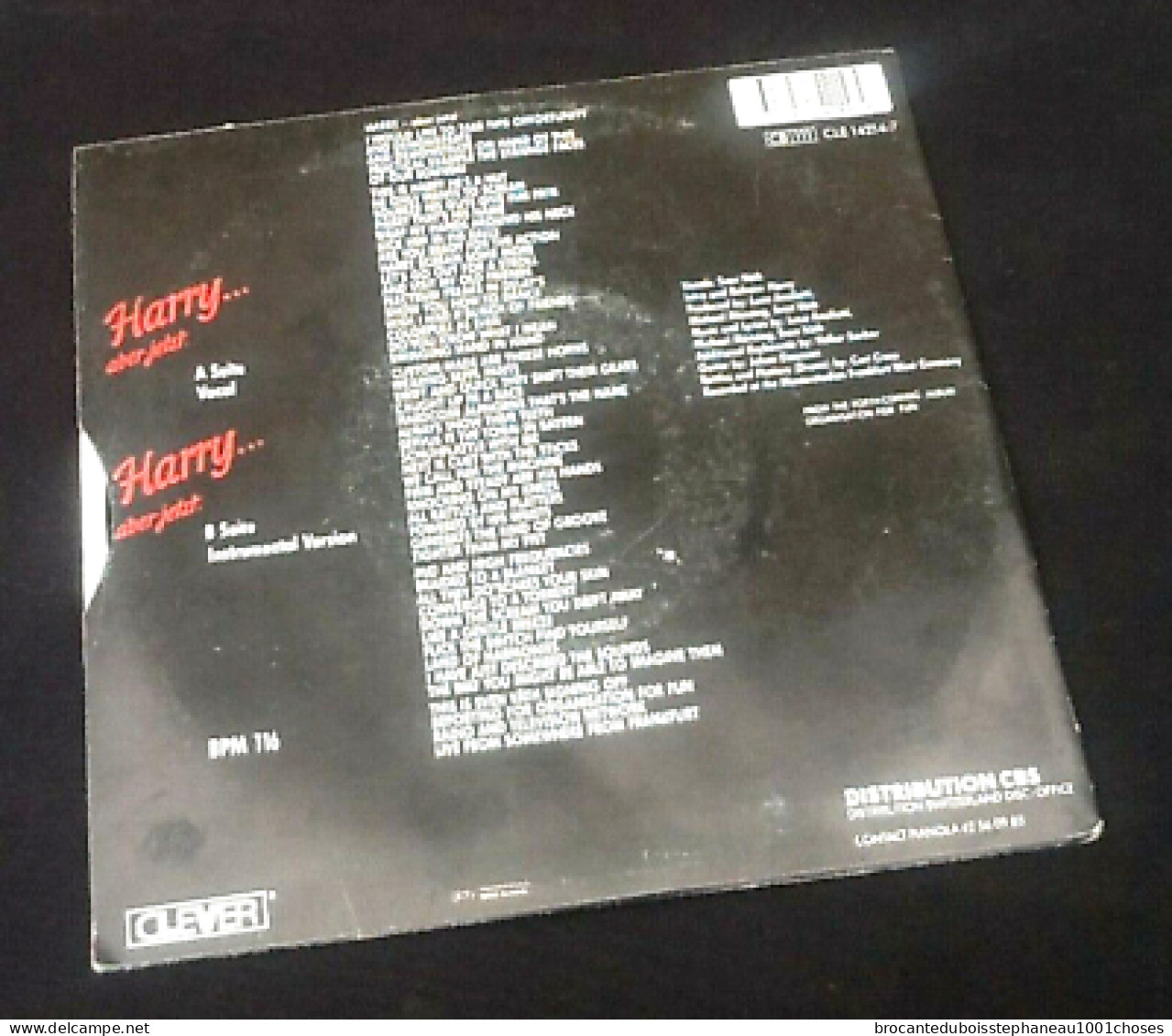 Vinyle 45 Tours Off  Harry... Abert Jetzt  (1987) - Dance, Techno En House