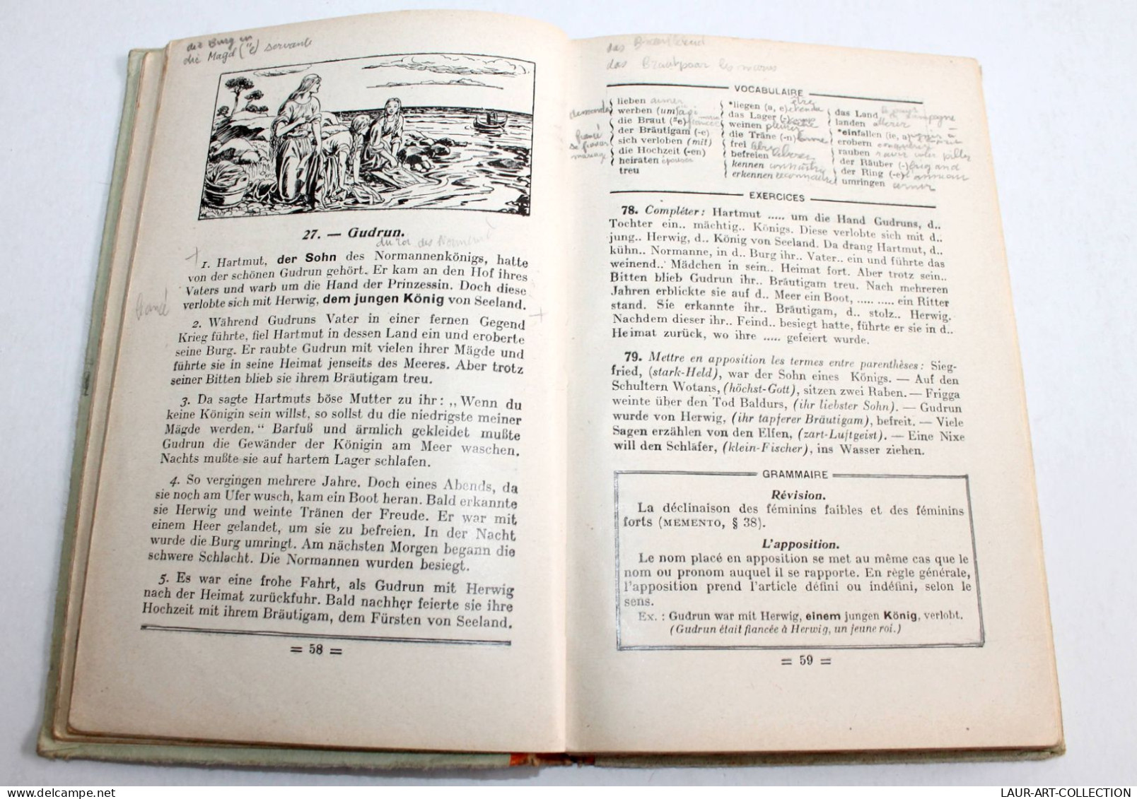 COLLECTION DEUTSCHLAND VON GESTERN UND HEUTE 2e LANGUE BODEVIN ISLER 1957 MASSON / SCOLAIRE LIVRE COLLECTION (3008.58) - Livres Scolaires