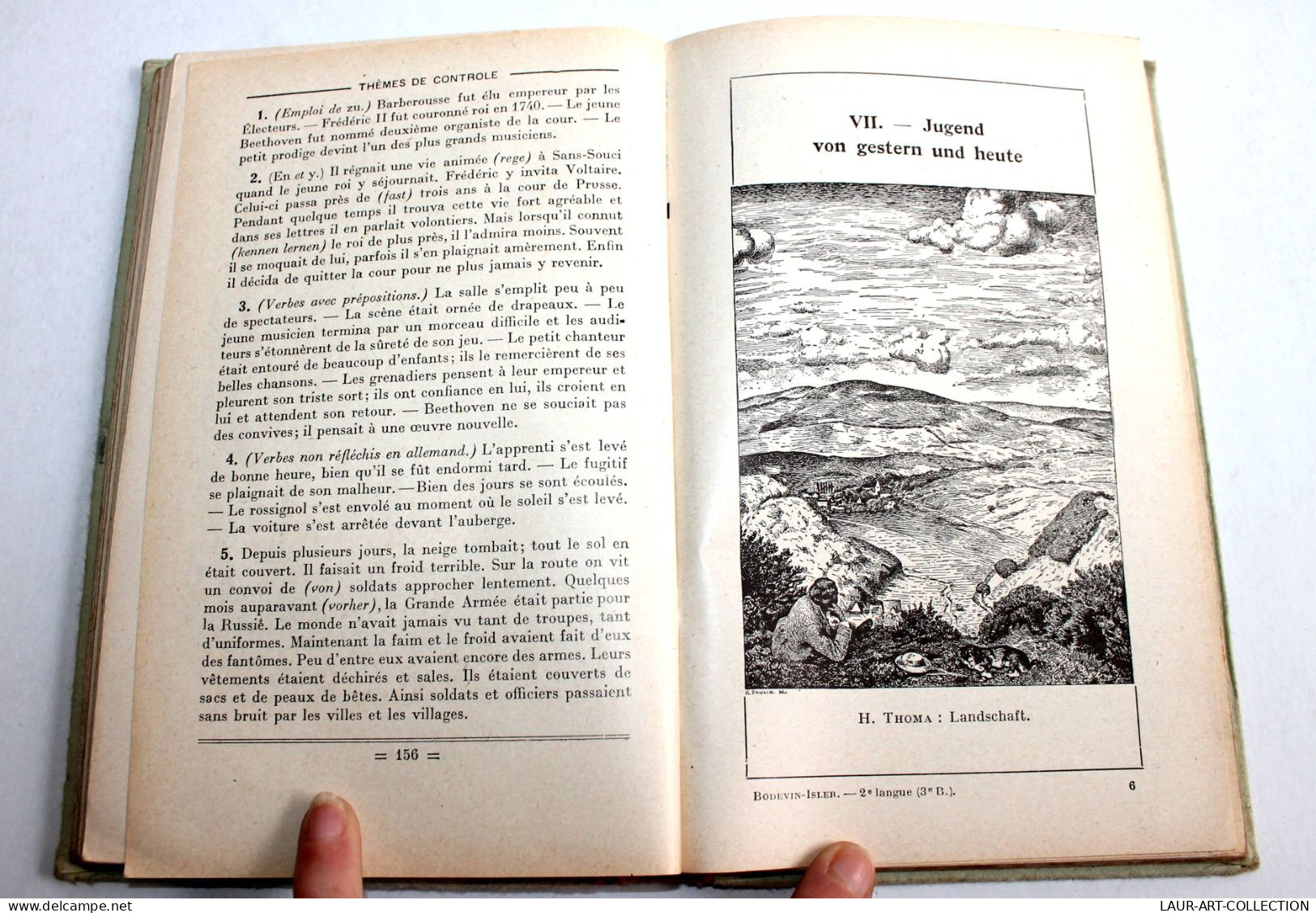 COLLECTION DEUTSCHLAND VON GESTERN UND HEUTE 2e LANGUE BODEVIN ISLER 1957 MASSON / SCOLAIRE LIVRE COLLECTION (3008.58) - Libros De Enseñanza