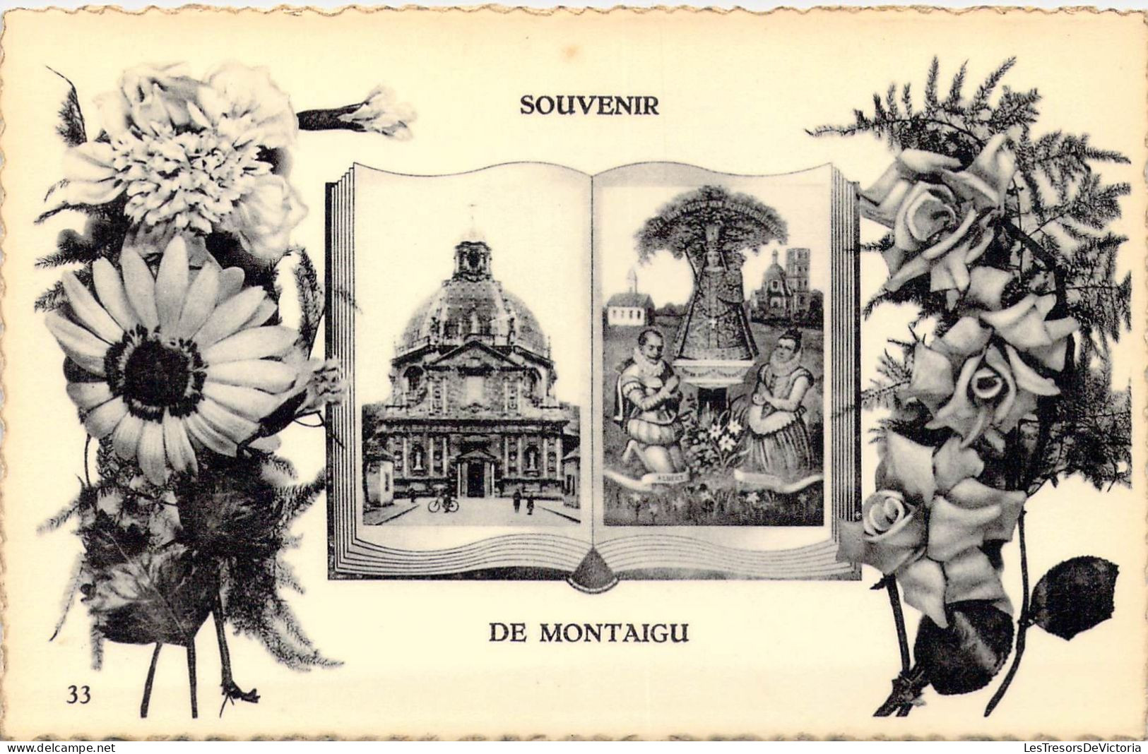 BELGIQUE - Montaigu - Souvenir De Montaigu - Carte Postale Ancienne - Sonstige & Ohne Zuordnung