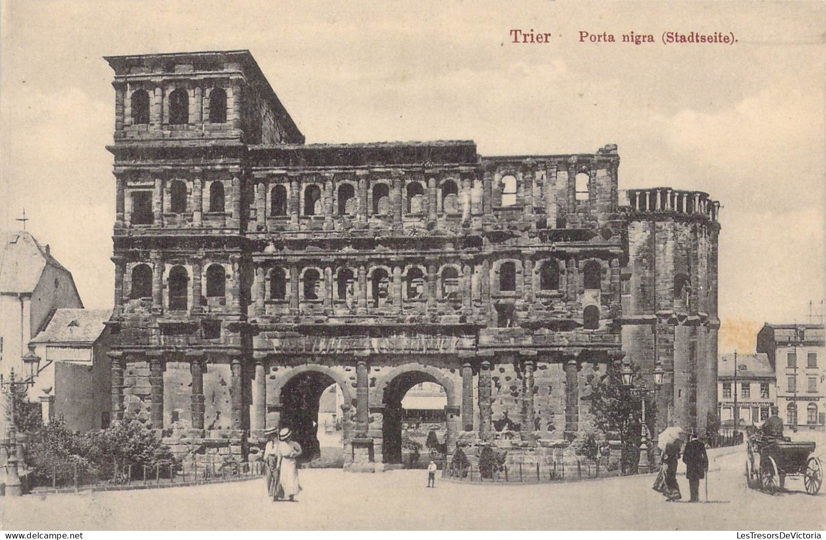 ALLEMAGNE - Trier - Porta Nigra ( Stadtseite ) - Carte Postale Ancienne - Trier