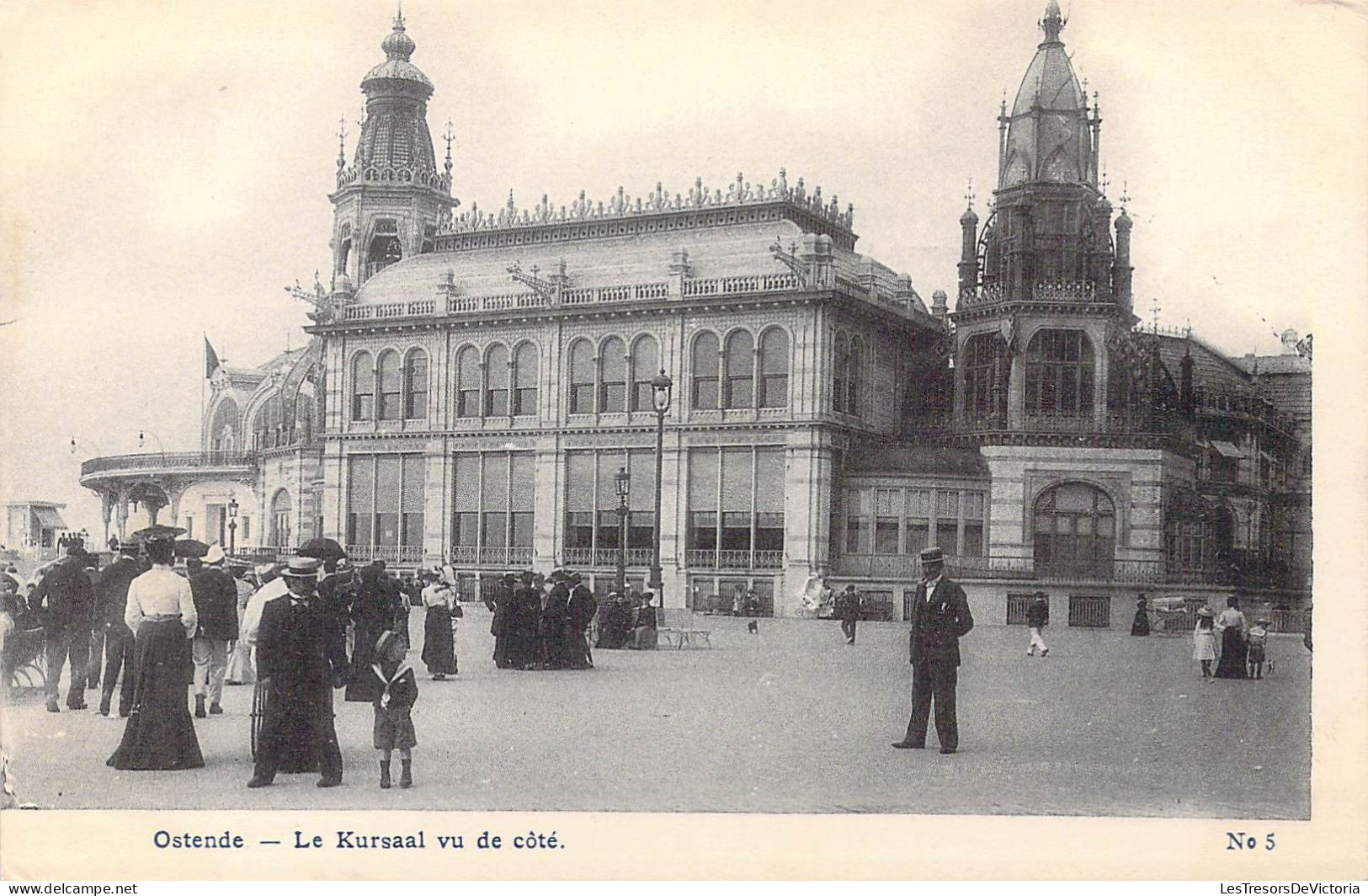 BELGIQUE - Ostende - Le Kursaal Vu De Côté - Carte Postale Ancienne - Oostende