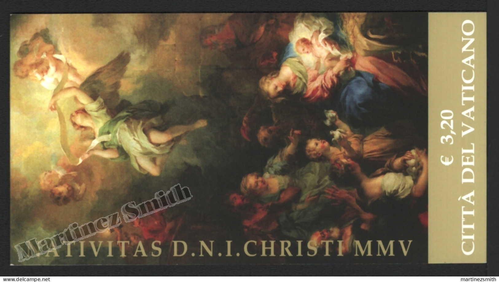 Vatican 2005 Yv. C1395a, Christmas, Art Painting By François Le Moyne - Booklet - MNH - Libretti