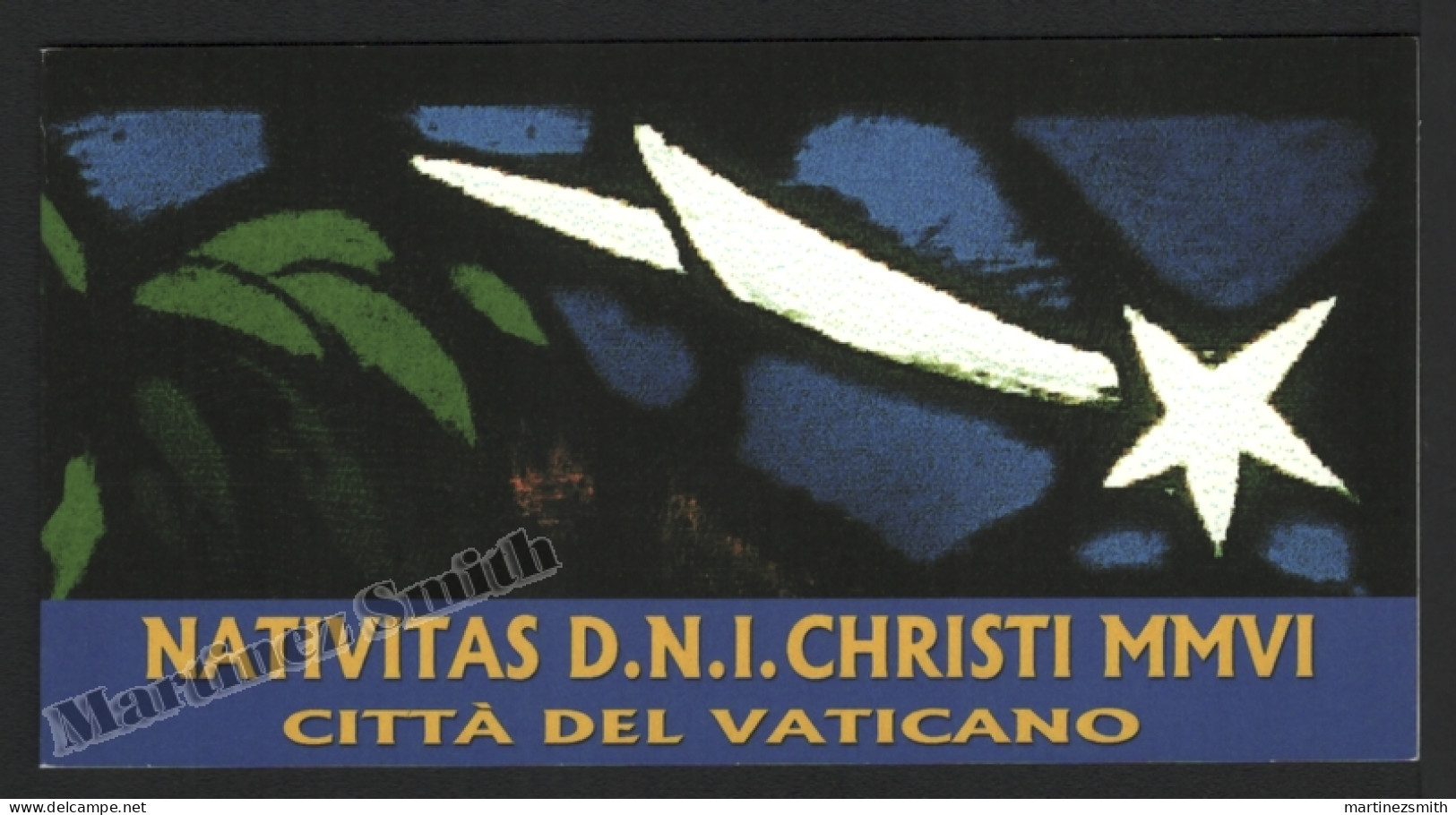Vatican 2006 Yv. C1422a, Christmas, Stain Glass By Silvio Consadori - Booklet - MNH - Cuadernillos