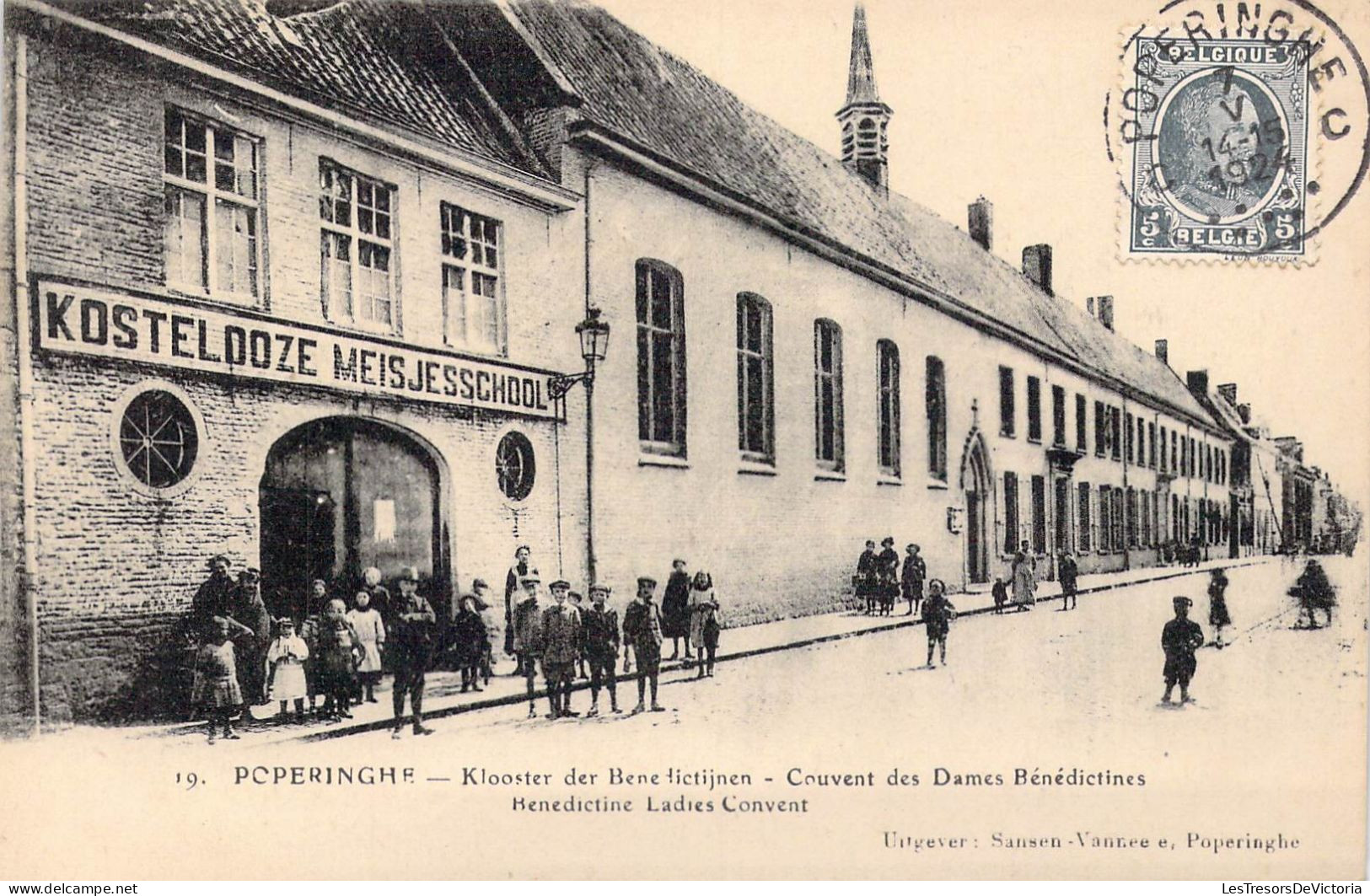 BELGIQUE - Poperinghe - Couvent Des Dames Bénédictines - Carte Postale Ancienne - Poperinge