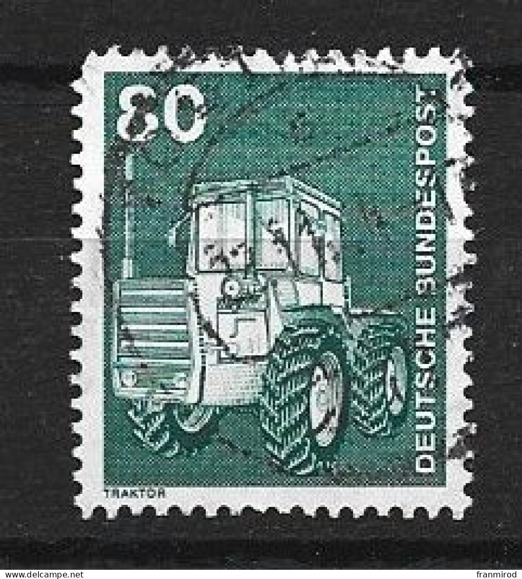 Allemagne 1975 N 702 (yv) Serie Courante Tracteur Sans Trace De Charniere - Agriculture