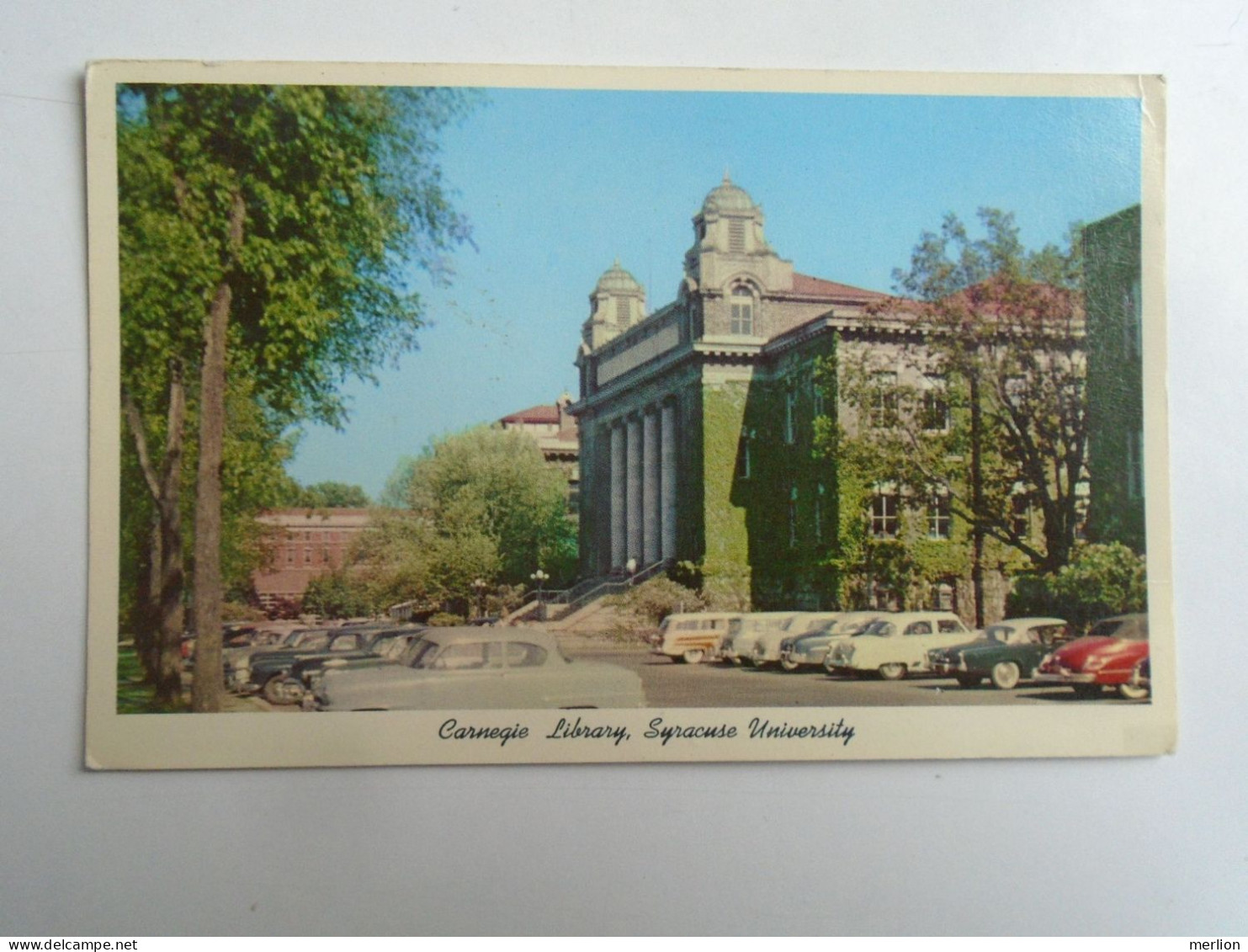 D196314  Carnegie Library - Siracuse University -Siracuse,  New York Ca 1976 Sent To Hungary - Syracuse