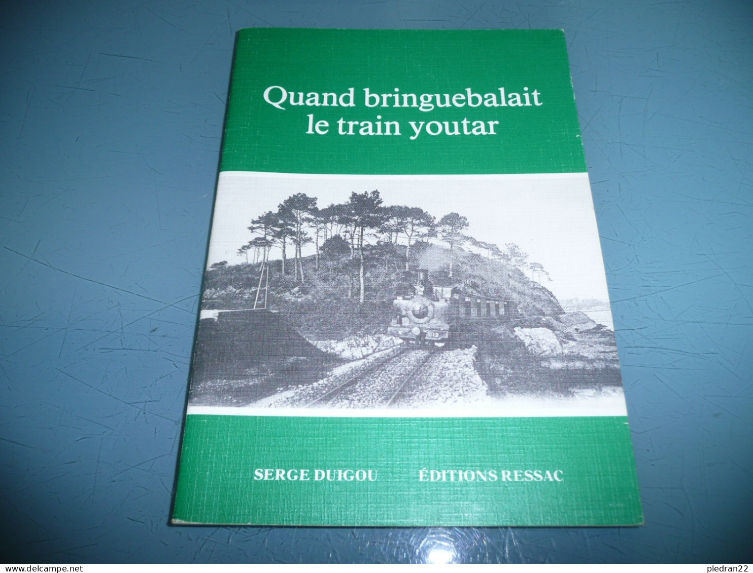 BRETAGNE FINISTERE DOUARNENEZ AUDIERNE SERGE DUIGOU QUAND BRINGUEBALAIT LE TRAIN YOUTAR CHEMIN DE FER 1984 - Railway & Tramway