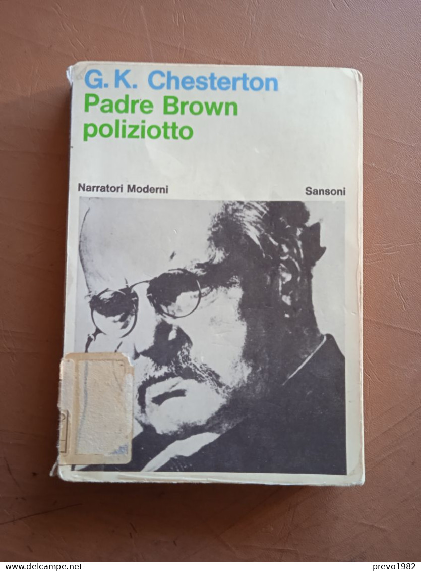 Padre Brown, Poliziotto - G. K. Chesterton - Ed. Sansoni, Narratori Moderni - Thrillers