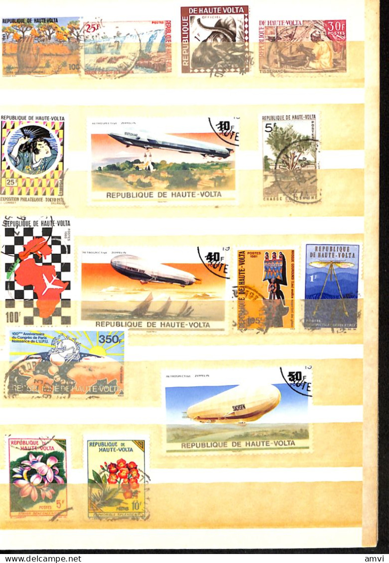 sam - continent africain album de plusieurs centaines de timbres