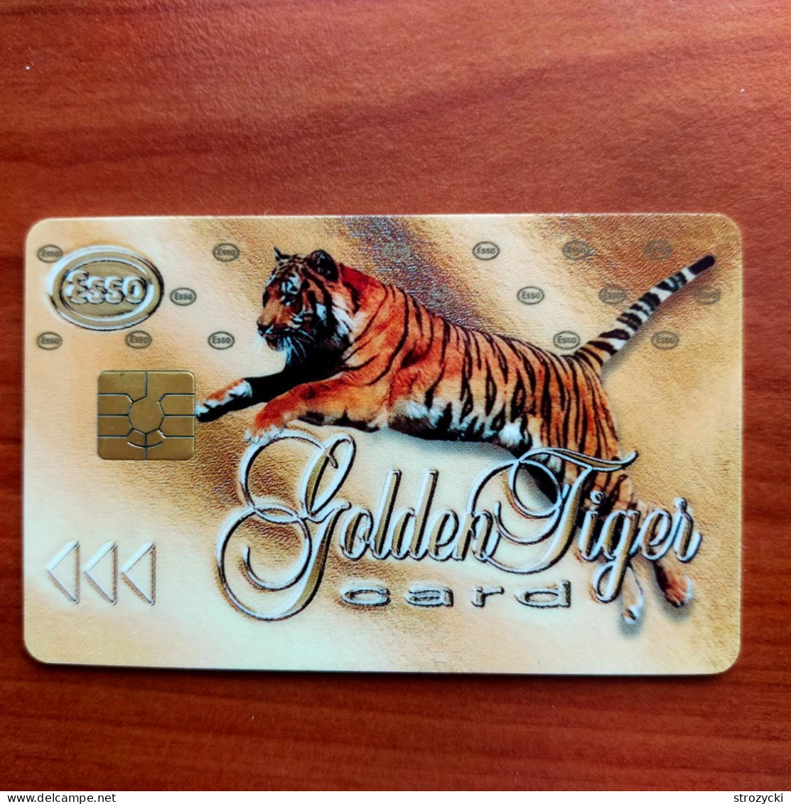 Belgium - Esso - Golden Tiger Card - Otros & Sin Clasificación