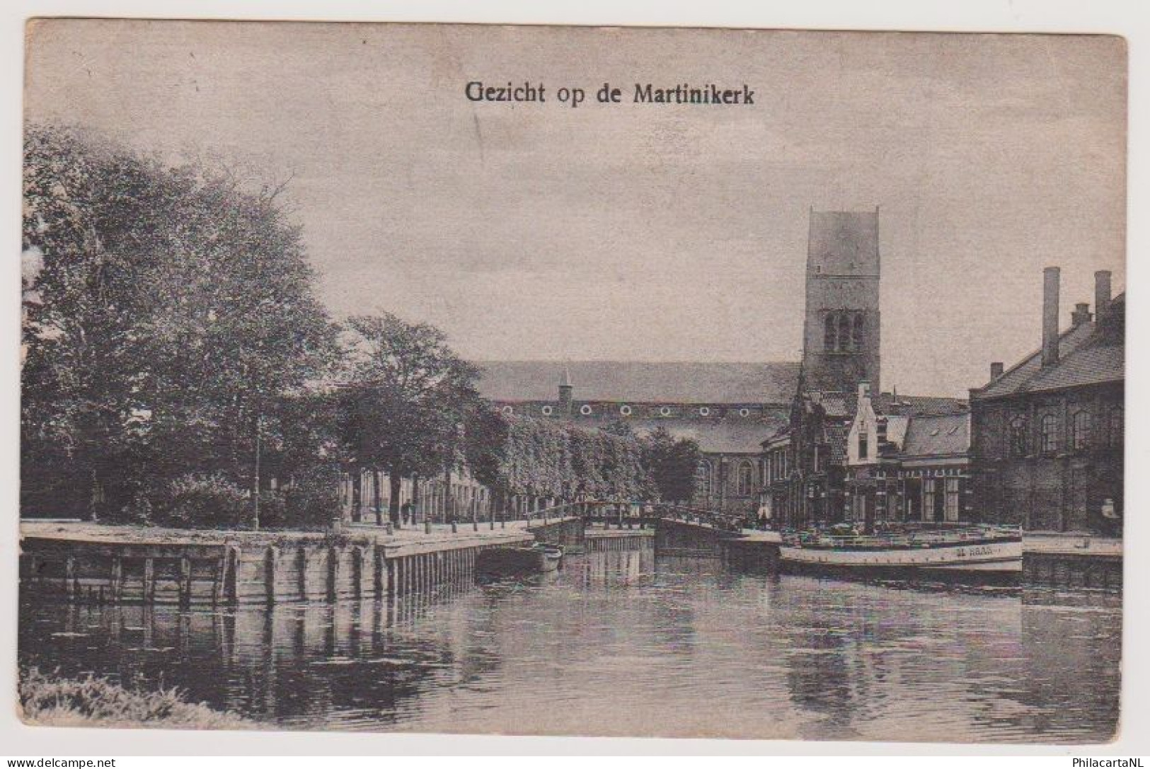 Bolsward - Gezicht Op De Martinikerk - Bolsward