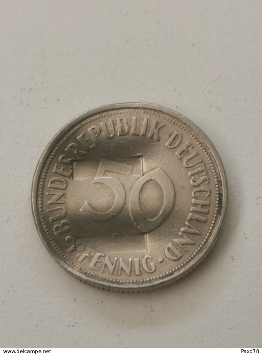 Allemagne, 50 Pfennig 1950  , Canceled - Test- & Nachprägungen
