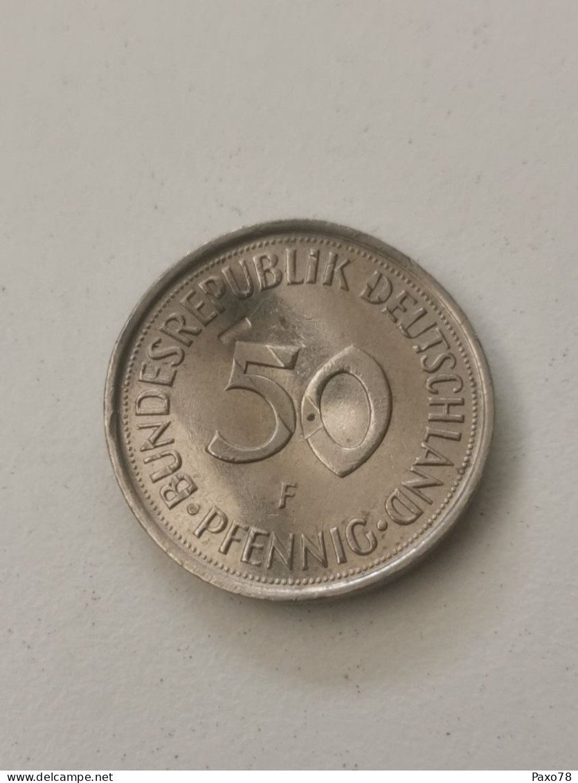 Allemagne, 50 Pfennig 1990 F  , Canceled - Proeven & Herslagen