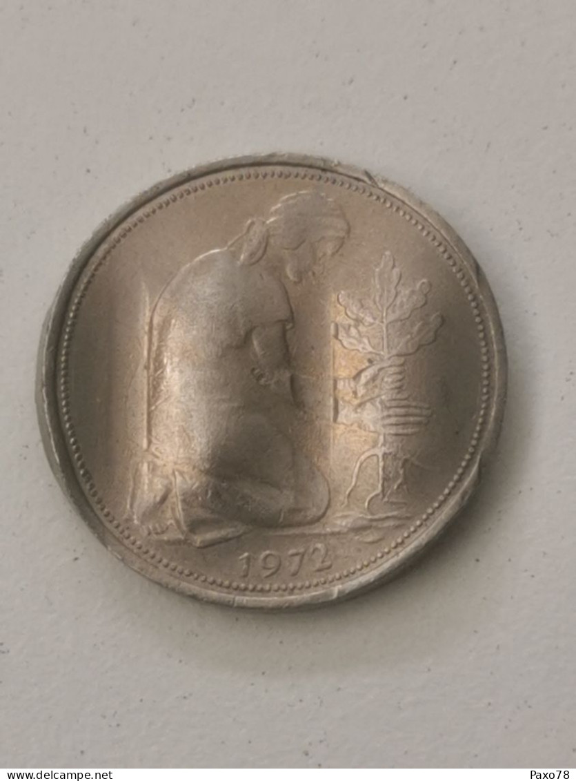 Allemagne, 50 Pfennig 1972 D   , Canceled - Prove & Riconi