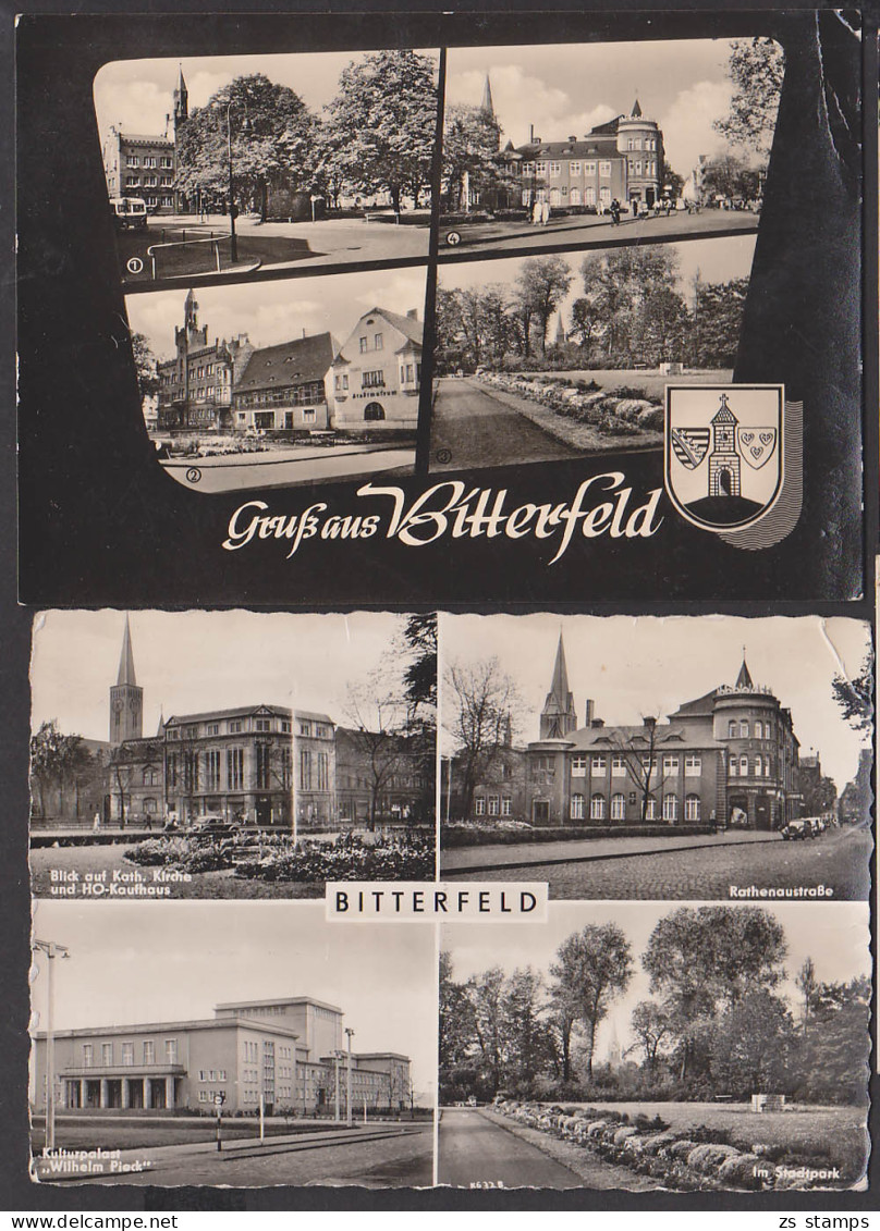 Bitterfeld Kulturpalast Wilhelm Pieck, Rathaus Rathenaustr. Stadtmuseum - Bitterfeld