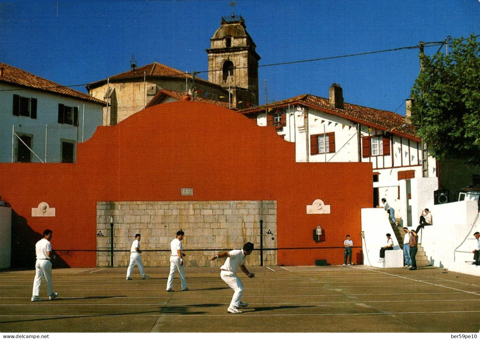 64 URRUGNE SPORT PAYS BASQUE PARTIE DE PELOTE A MAIN NUE - Urrugne