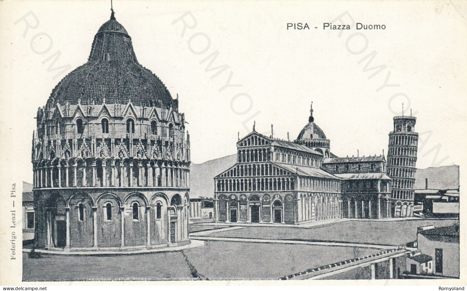 CARTOLINA  PISA,TOSCANA-PIAZZA DUOMO-STORIA,MEMORIA,CULTURA,RELIGIONE,IMPERO ROMANO,BELLA ITALIA,NON VIAGGIATA - Faenza