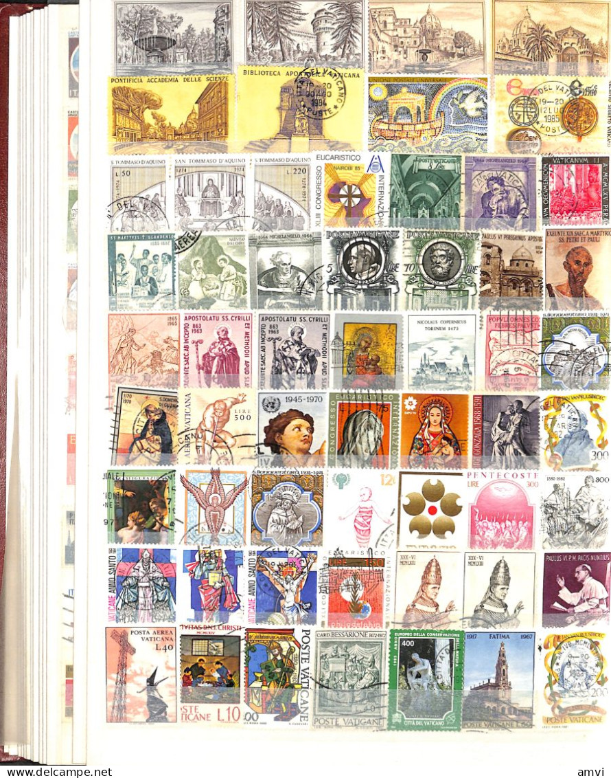 Sam - Collection De Plusieurs Centaines De Timbre Du Vatican - Collections