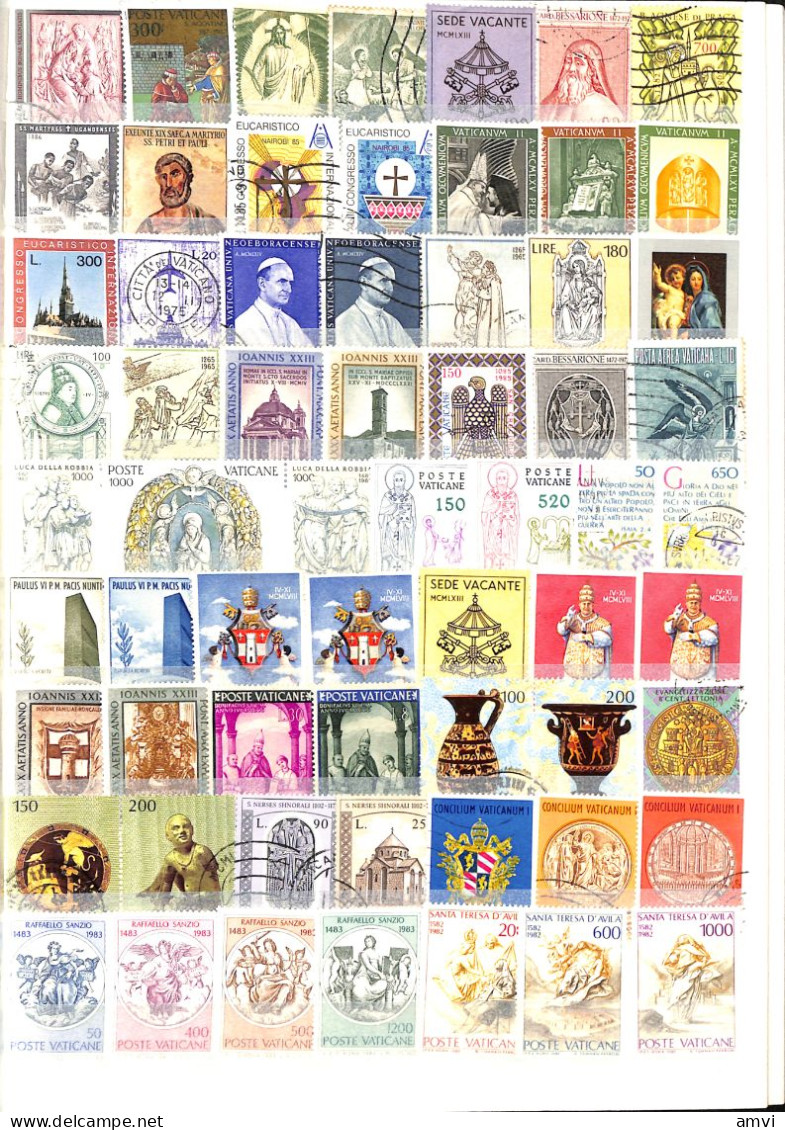 Sam - Collection De Plusieurs Centaines De Timbre Du Vatican - Collections