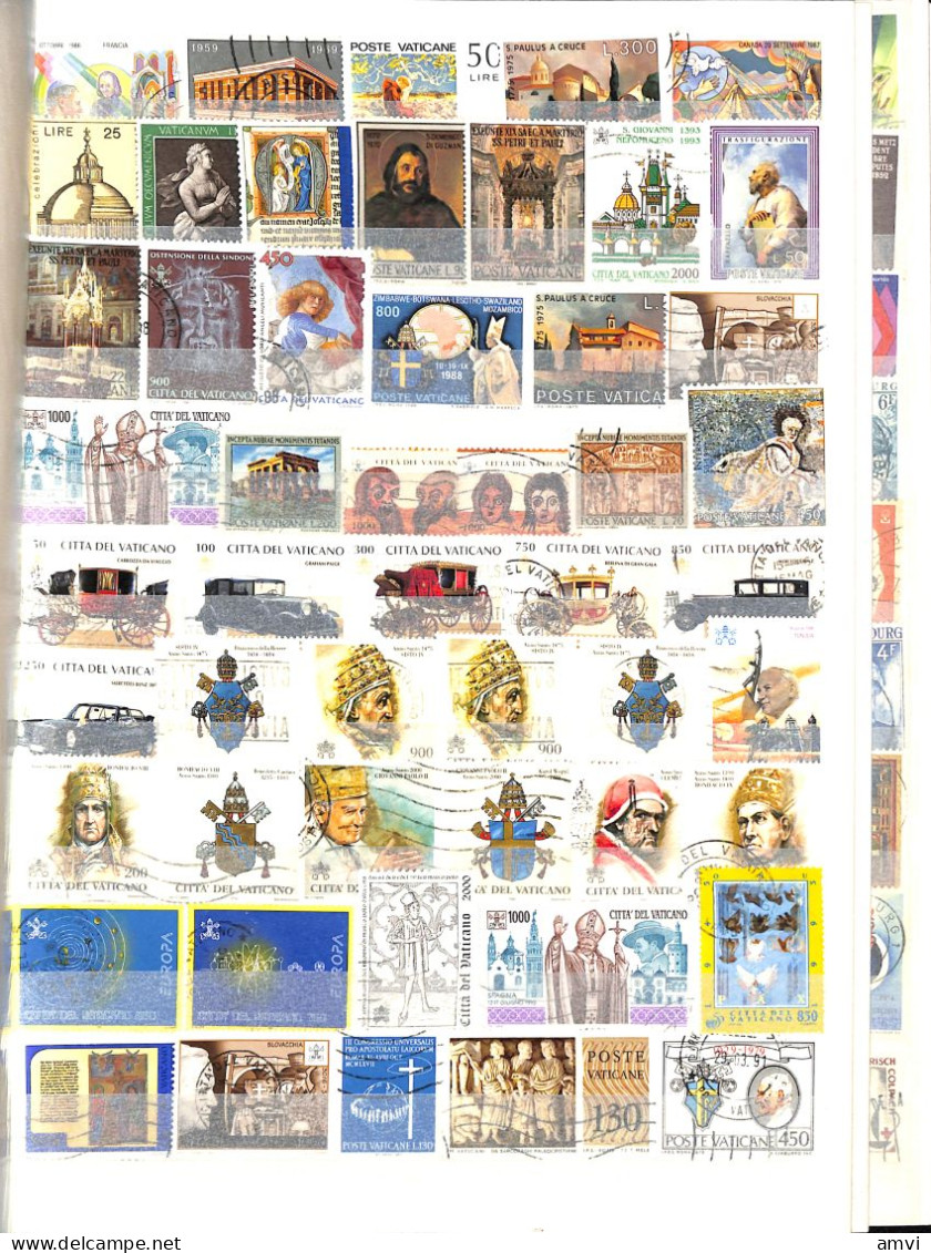 sam - Collection de plusieurs centaines de timbre du vatican