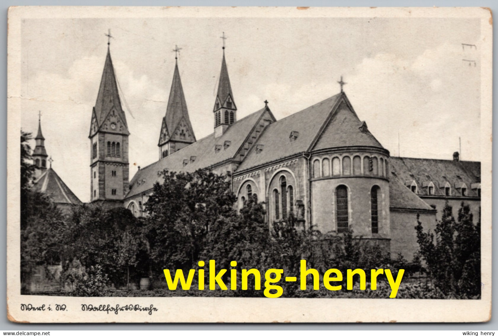 Werl - S/w Wallfahrtskirche 1 - Werl