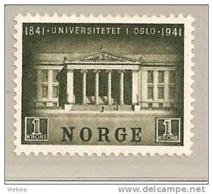 Nor Mi.nr.258/  NORWEGEN -Universität Oslo 1941 ** - Neufs