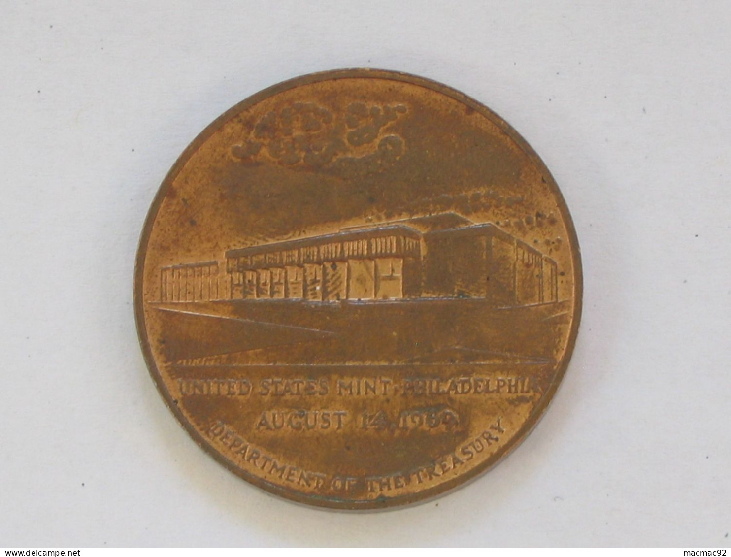 Médaille USA - UNITED STATES MINT - PHLILADELPHIA - August 14.1969  **** EN ACHAT IMMEDIAT **** - Professionnels/De Société