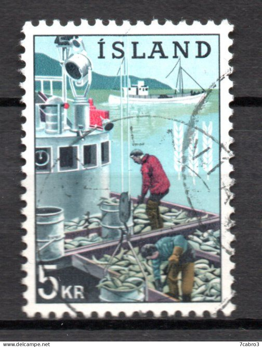 Islande Y&²T  N° 325 Mi N° 370 * Oblitéré - Used Stamps