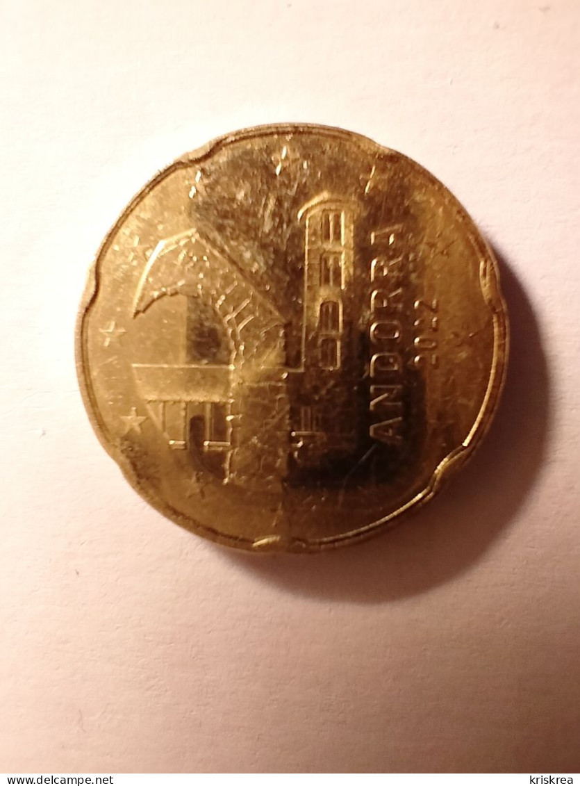 20 Euro Cent Andorre 2022 - Andorre