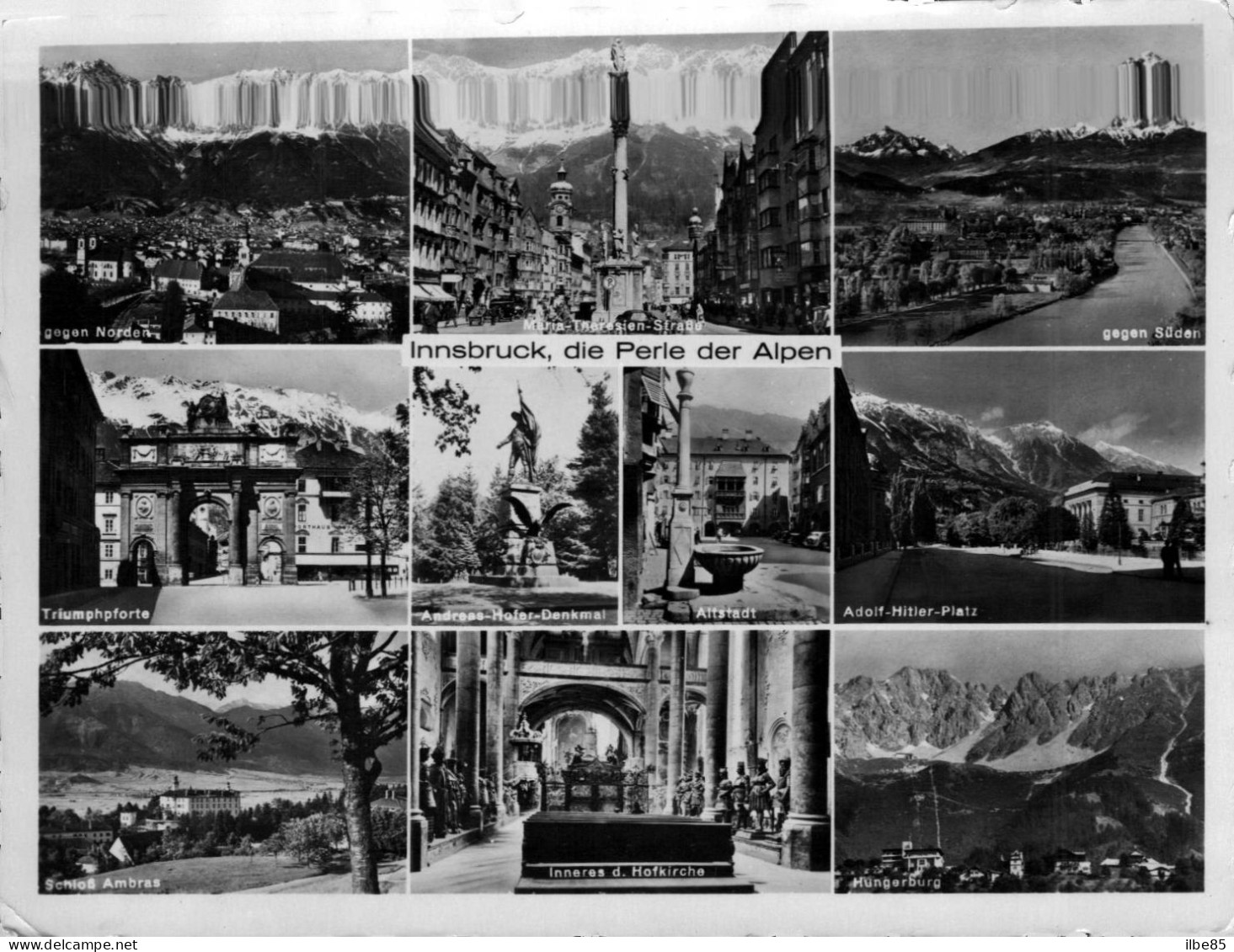 INNSBRUCK- CARTE MULTIVUES- DIE PERLE DER ALPEN - Innsbruck