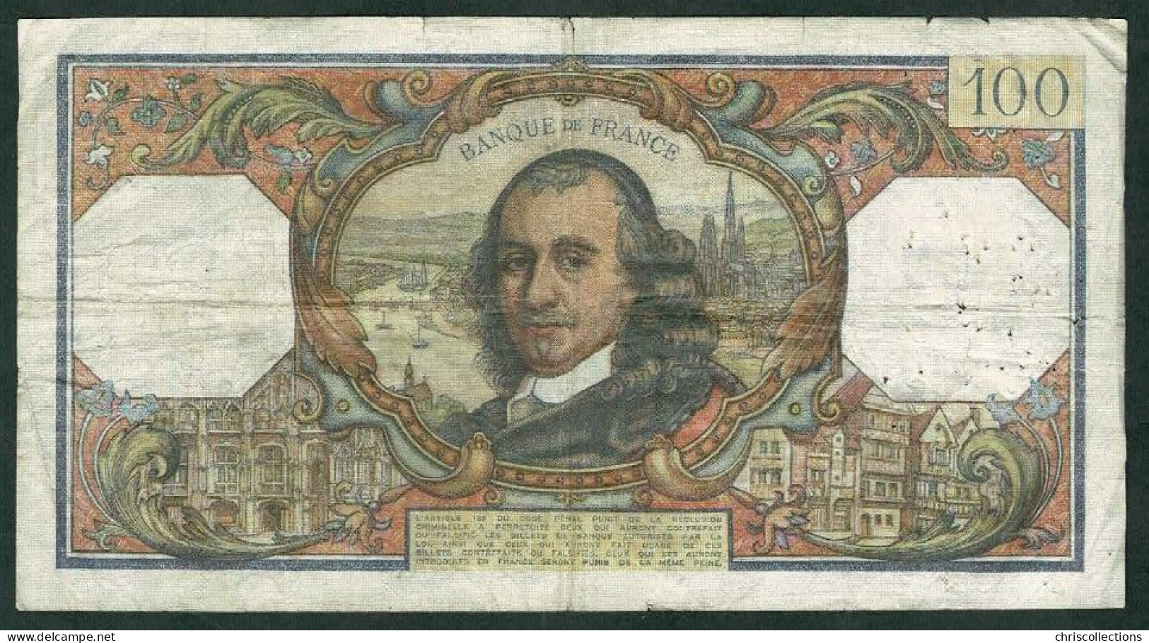 FRANCE - 100 Francs Corneille - 3/2/1966 - TB - F. : 65/11 - N° De Billet : 66682 - 100 F 1964-1979 ''Corneille''