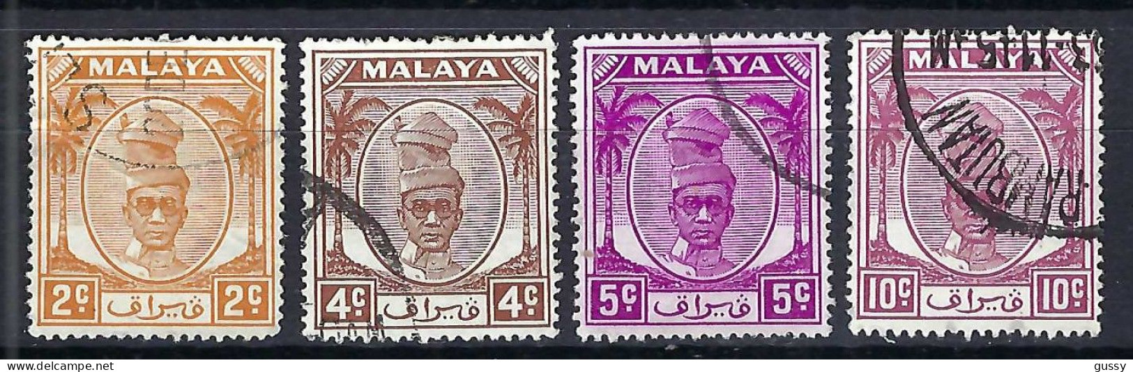 MALAISIE Perak Ca.1950-55: Lot D' Obl. - Perak