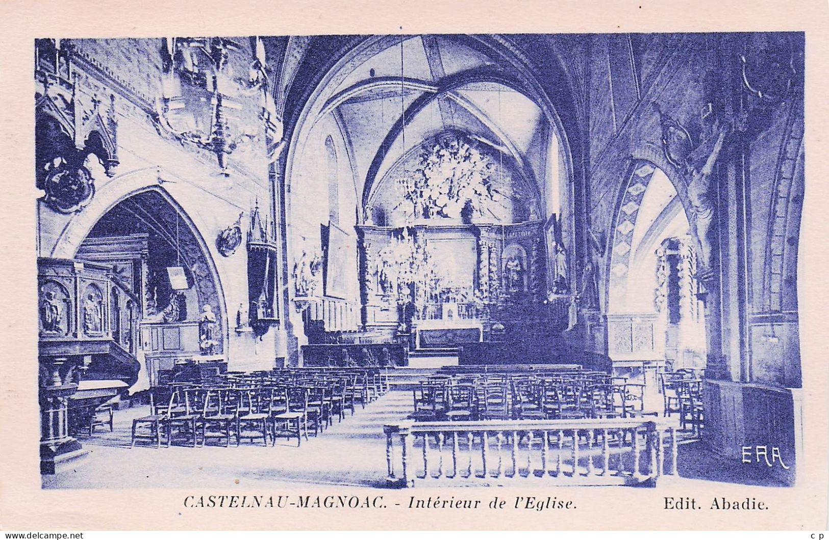 Castelnau Magnoac - Interieur De L'Eglise  - CPA °J - Castelnau Magnoac