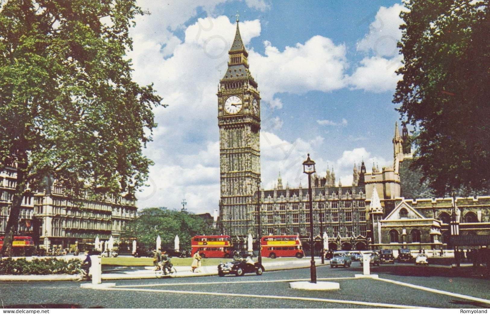 CARTOLINA  LONDON,INGHILTERRA,REGNO UNITO-BIG BEN AND PARLIAMENT SQUARE-VIAGGIATA 1964 - Westminster Abbey