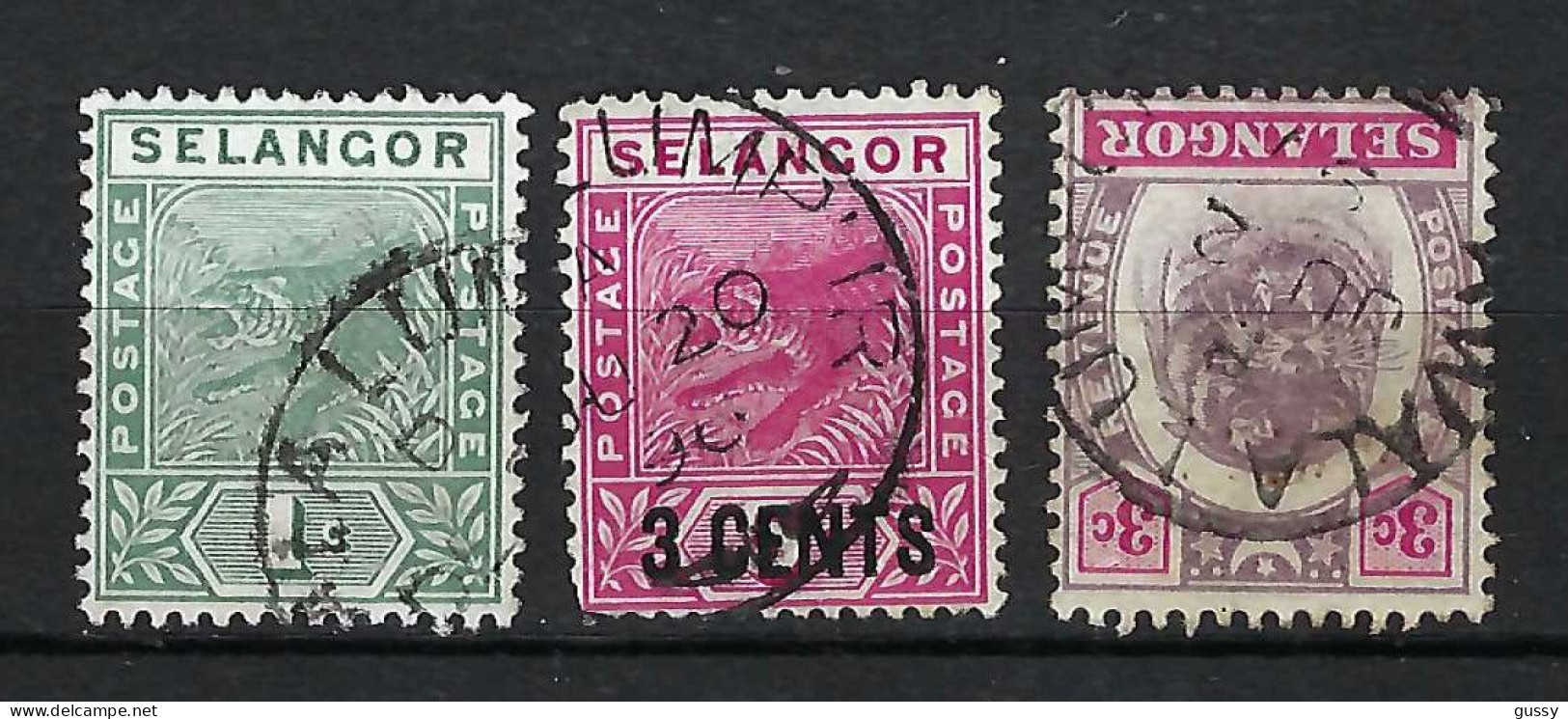 MALAISIE Selangor Ca.1891-95: Lot D' Obl. - Selangor