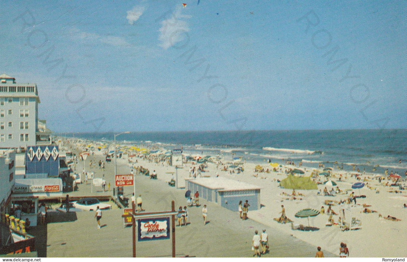 CARTOLINA  OCEAN CITY,MARYLAND,STATI UNITI-OCEAN CITY'S BEAUTIFUL BEACH-VIAGGIATA 1971 - Ocean City