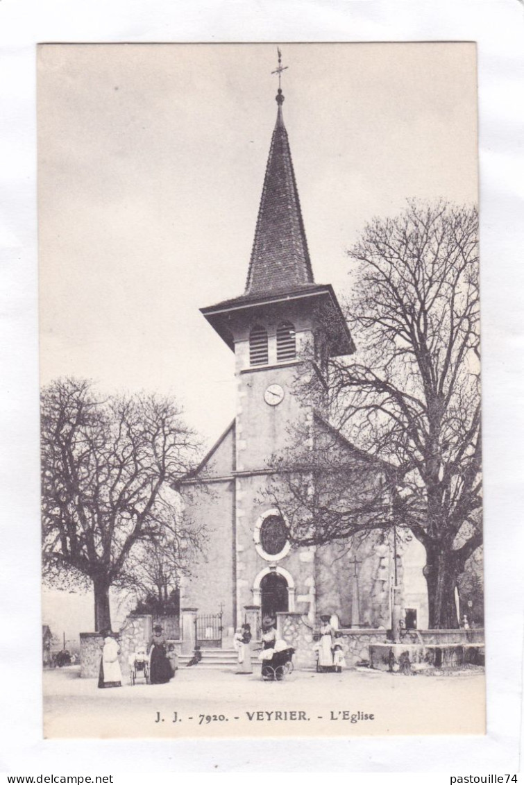 CPA :  14 X 9  -  VEYRIER. - L'Eglise - Veyrier