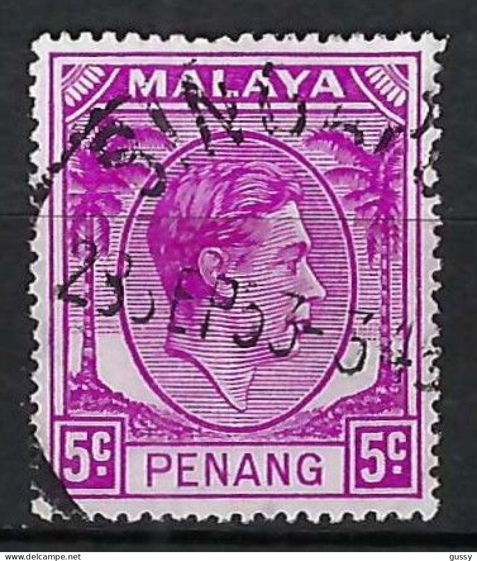 MALAISIE Penang Ca.1891-95: Le Y&T 6A Obl. - Penang