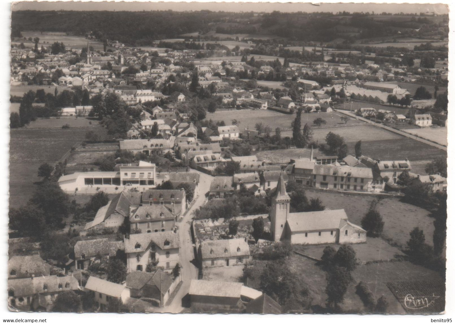 CPSM De PONTACQ - Vue Générale De Lamarque Et Pontacq. - Pontacq