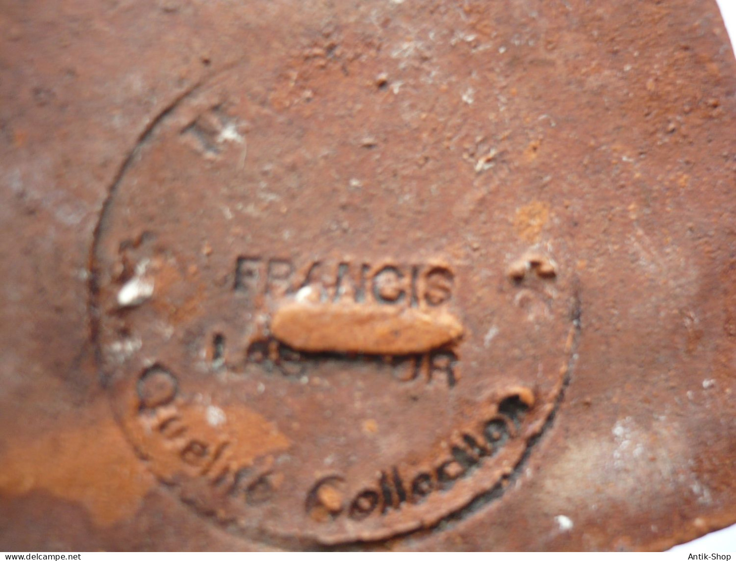 Terrakotta Figur Fischer - Sign. Francis Lascour - älter   (1067) - Other & Unclassified