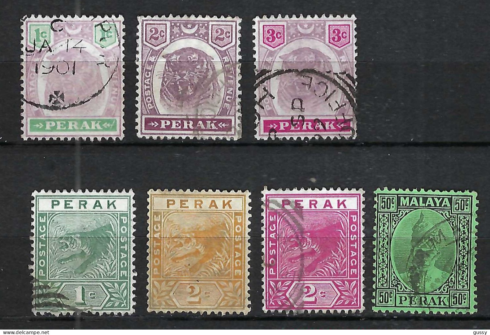 MALAISIE Perak Ca.1890-1940: Lot D' Obl. - Perak